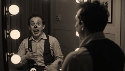 AI-generated film still from Me-Me exploring identity and unlived destinies in Milan